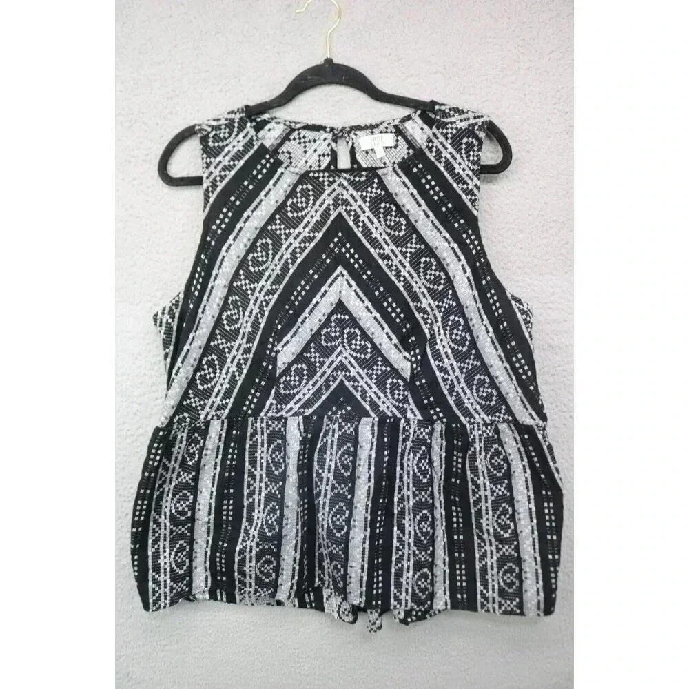 True Craft Sleeveless Tunic Top-Size 1X-Plus Size